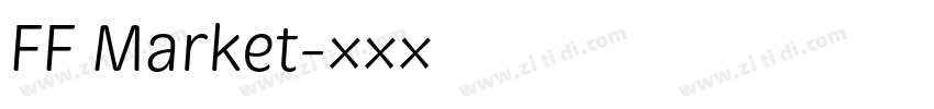 FF Market字体转换